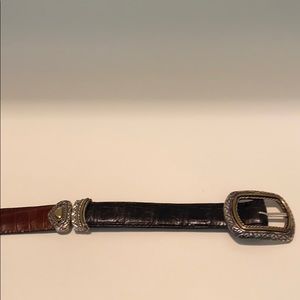 Brighton Marcus Reversible Belt Black Brown 40210